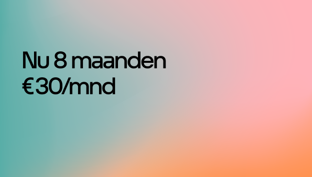 8 maanden korting