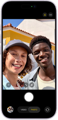 iPhone 17, voorkant, feature Middelpunt voor foto's