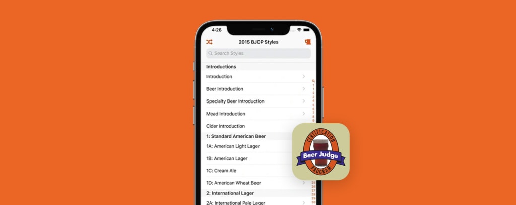 bier apps BJCP Styles