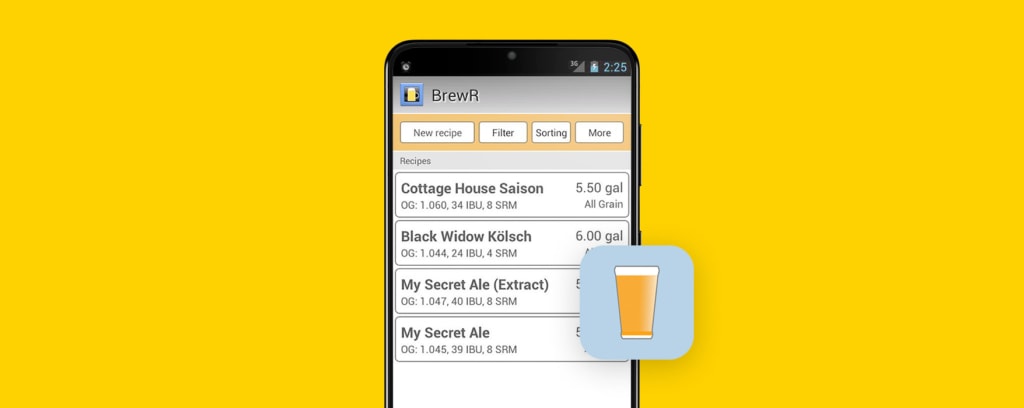bier apps Brewr Beer Recipe Manager