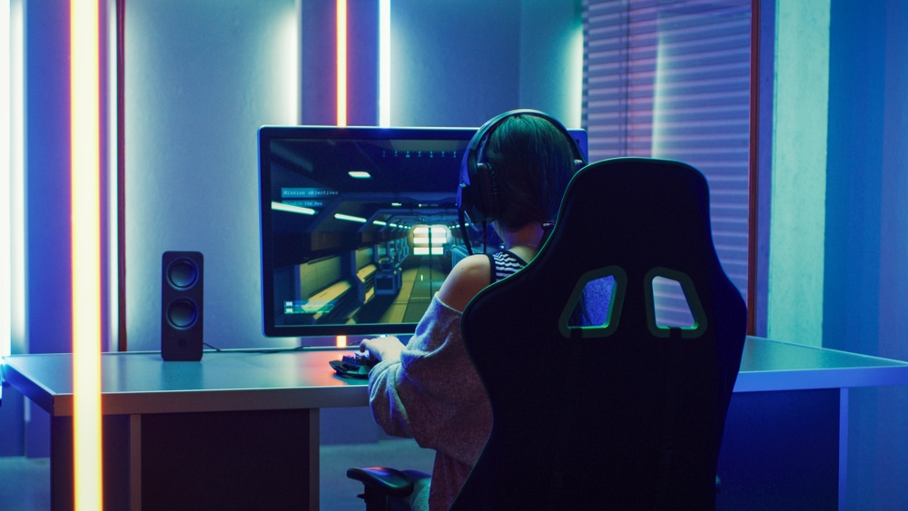 gaming setup stoel