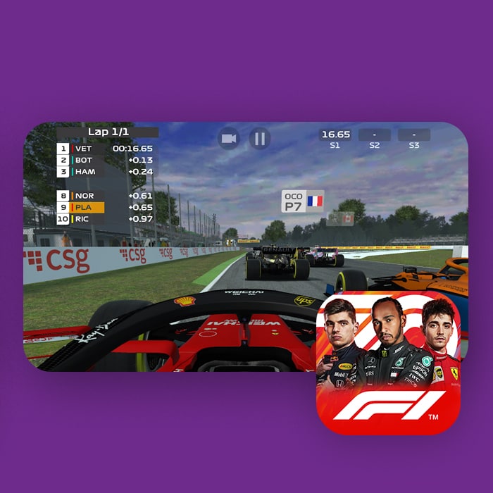 f1 app F1 Mobile Racing