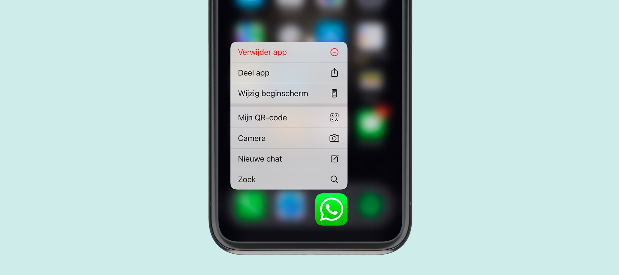 whatsapp verwijderen