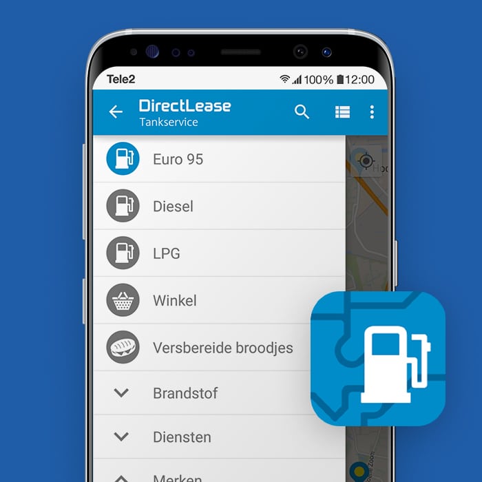 goedkoop tanken app Directlease