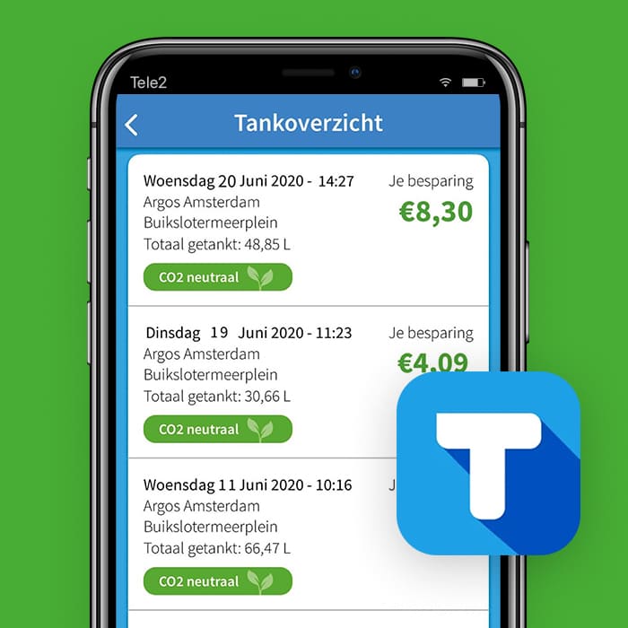 goedkoop tanken app Tankey