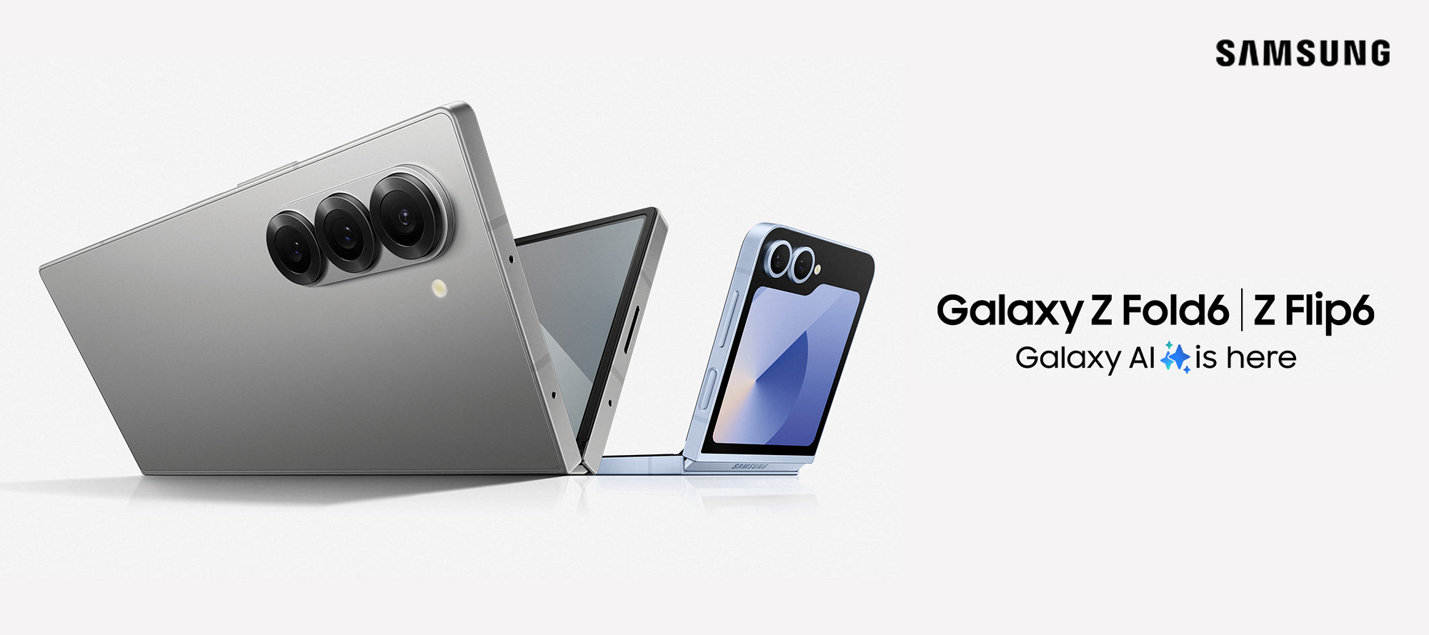 opvouwbare telefoon galaxy z fold6 galaxy z flip6
