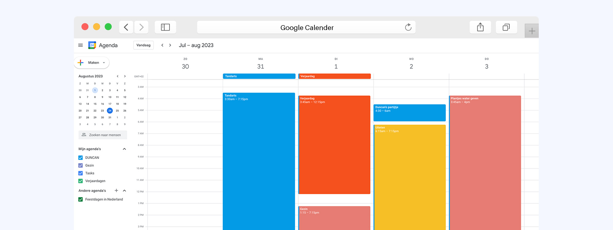 Hoe een Google Agenda delen met iPhone, Samsung & Android?