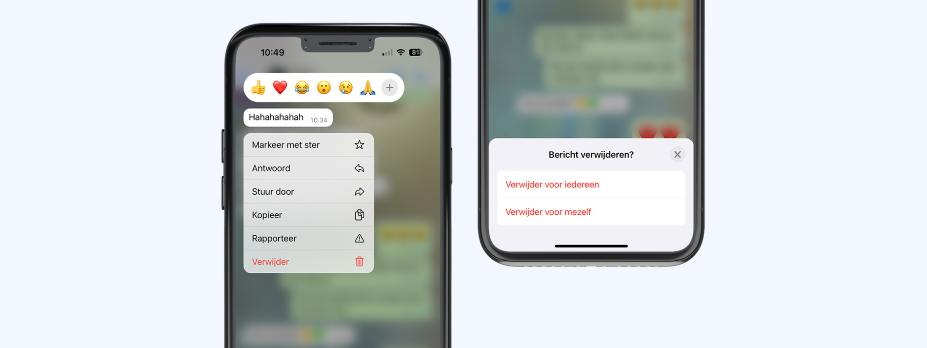 WhatsApp bericht verwijderen? Zo verwijder je berichten. | Odido