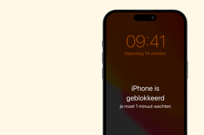 iphone geblokkeerd