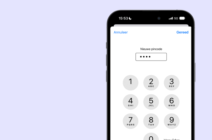 pincode simkaart wijzigen