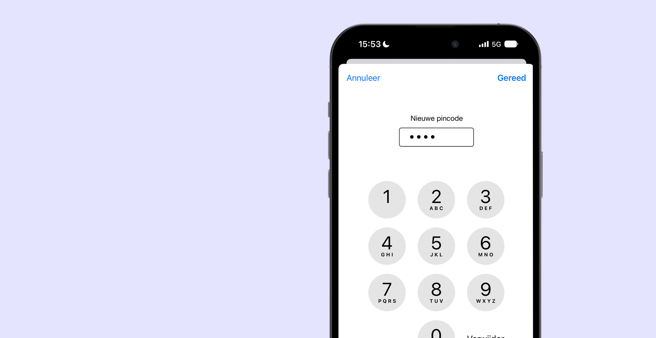 pincode simkaart wijzigen