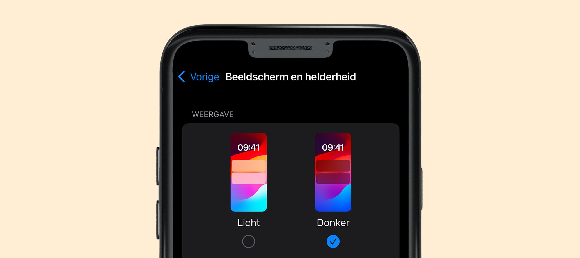 dark mode