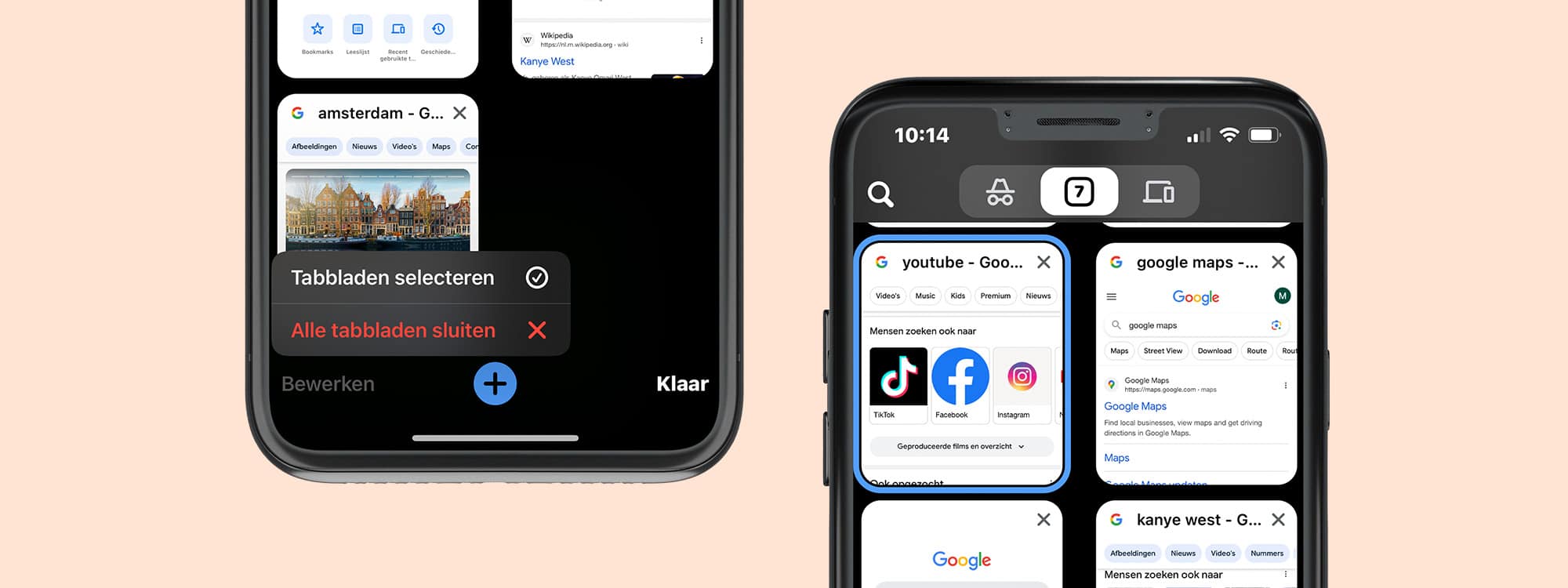 Tabbladen sluiten op je telefoon. | Odido Blog